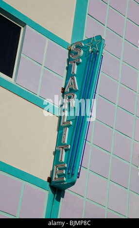 Starlite Hotel dettaglio 750 Ocean Drive · Miami Beach, Florida Foto Stock