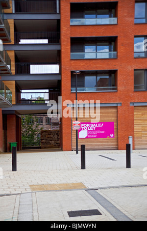 Un nuovo sviluppo di appartamenti in kelham island area di sheffield south yorkshire England Regno Unito Foto Stock