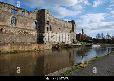 Newark Castle, Newark-su-Trent, Nottinghamshire, Inghilterra. Foto Stock