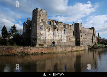 Newark Castle, Newark-su-Trent, Nottinghamshire, Inghilterra. Foto Stock