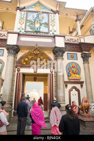 Ingresso di Pashupatinath tempio indù di Kathmandu, Nepal Foto Stock