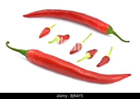 Red Hot Chili Peppers isolato Foto Stock