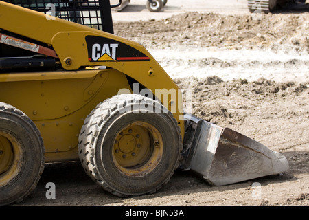 Bobcat. Attrezzature pesanti in corrispondenza di un sito in costruzione Foto Stock