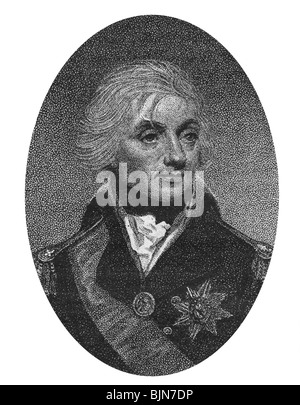 Nelson, Horatio, 29.9.1758 - 21.10.1805, ammiraglio britannico, ritratto, ovale, dopo incisione, Foto Stock