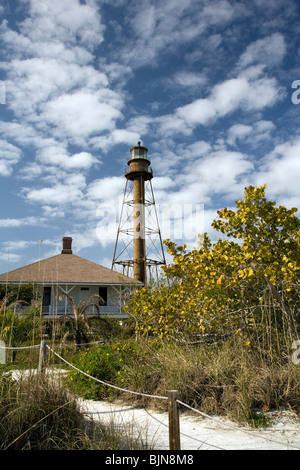 Sanibel Island Lighthouse - Sanibel Island, Florida USA Foto Stock