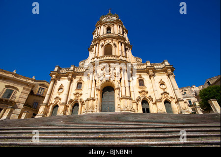 Chiesa barocca di St George progettata da Gagliardi 1702 , Modica, Sicilia Foto Stock