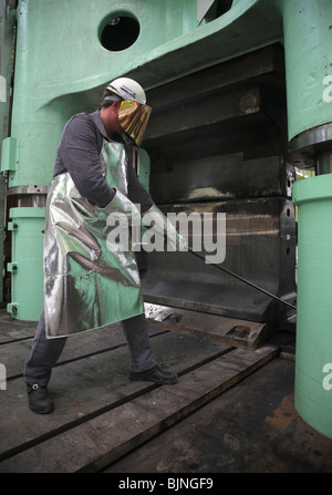 ThyssenKrupp VDM, martello-forge, Unna, Germania Foto Stock