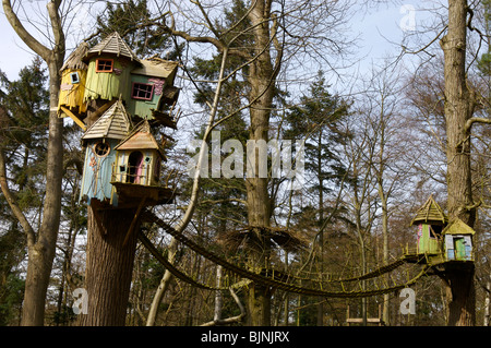 Bewilderwood attrazione turistica in Norfolk Foto Stock