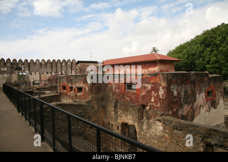 All'interno di Fort Jesus Mombasa Foto Stock