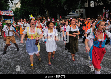 Karneval der Kulturen, il Carnevale delle culture di Berlino, quartiere di Kreuzberg, Germania, Europa Foto Stock