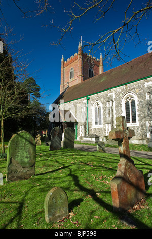 La Chiesa di Santa Maria Vergine in Wargrave, Berkshire, Regno Unito Foto Stock