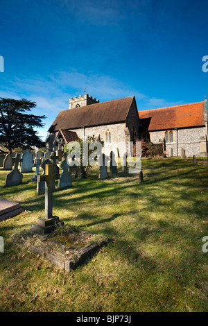 San Pietro e di san Paolo la Chiesa, Shiplake, Oxfordshire, Regno Unito Foto Stock