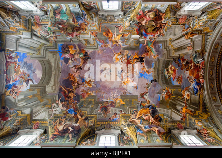 Sant' Ignazio di Loyola chiesa, Roma Foto Stock