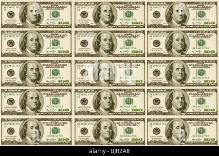 Pile d'America denaro Foto Stock