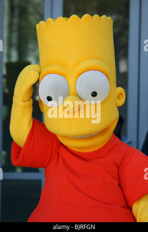 BART SIMPSON PRIMO GIORNO DI RILASCIO DI THE SIMPSONS TIMBRI US Postal Service CENTURY CITY LOS ANGELES CA USA 07 Maggio 2009 Foto Stock