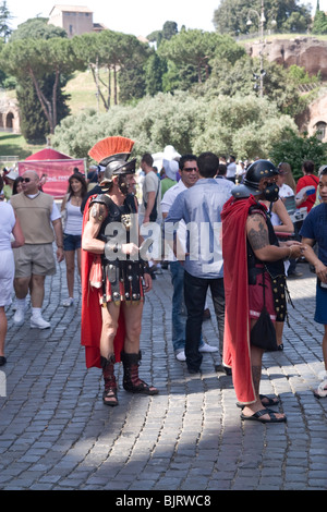 Italia, Roma Colosseo - Romana rievocazione Foto Stock