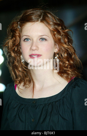 BONNIE WRIGHT HARRY POTTER E IL CALICE DI FUOCO FILM PREMIER Odeon Leicester Square Londra Inghilterra 06 Novembre 2005 Foto Stock