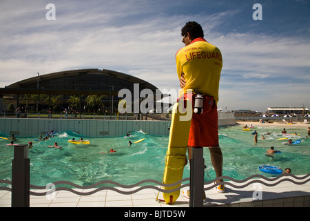 La nuova laguna d'onda Darwin Waterfront development Darwin NT Australia Foto Stock