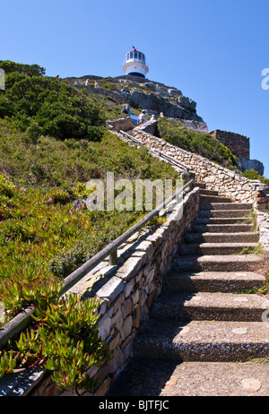 Sud Africa, Cape Town, il faro di Cape Point Foto Stock