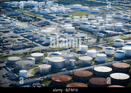 Serbatoi dell'olio in Fort Lauderdale Foto Stock