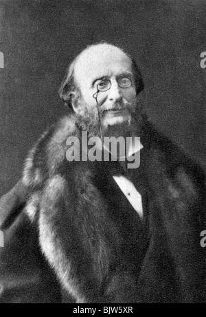 Jacques Offenbach, Tedesco-nato il compositore francese, 1878. Artista: sconosciuto Foto Stock