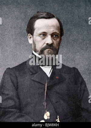 Louis Pasteur, microbiologo francese e farmacia, xix secolo. Artista: sconosciuto Foto Stock