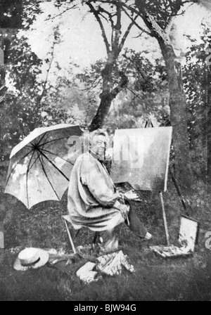 Jean Baptiste Camille Corot, artista francese, c1845-1875. Artista: sconosciuto Foto Stock