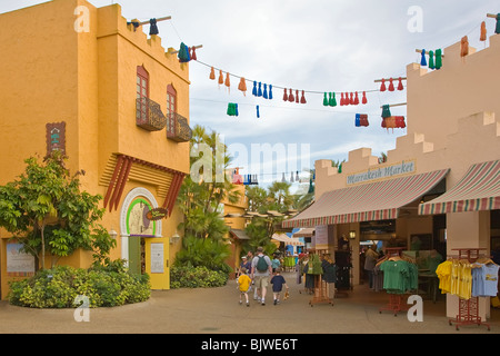 Il Marocco area al Busch Gardens di Tampa Florida Foto Stock