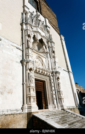 La chiesa gotica di San Francesco alle Scale, 1323, Pizzecolli street , Ancona , Marche Italia Foto Stock