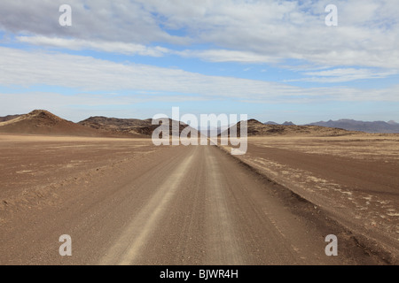Vista di Hoarusib valley in Kaokoland Namibia Foto Stock