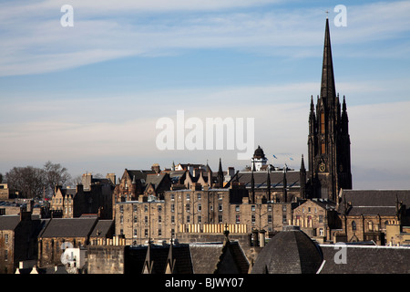 Panoramica della città, Edimburgo, Scozia Foto Stock