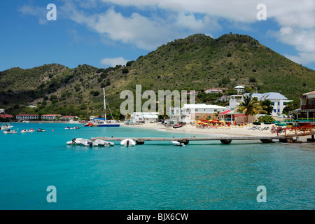 Grand Case Bay , St.Martin Caraibi francesi. Foto Stock