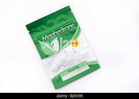 5g Mephedrone pacchetto di farmaco. 4-methylephedrone 99,8% puro Foto Stock