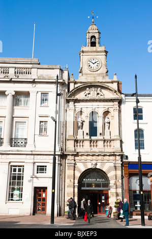 Edifici storici in Hereford Foto Stock