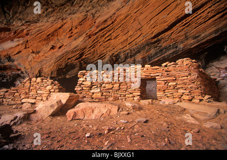 Rovine di antichi Indiani Pueblo, Rosso Rock-Secret Mountain Wilderness Area, Coconino National Forest, Sedona, in Arizona Foto Stock