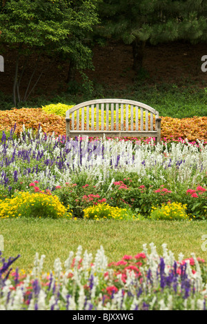 Giardino formale. Lincoln Park. Chicago, Illinois. Foto Stock
