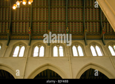 Soffitti decorativi St Edmundsbury Cathedral Bury St Edmunds Suffolk Foto Stock