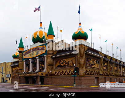 I mondi solo Corn Palace in 2009, Mitchell, South Dakota. Foto Stock