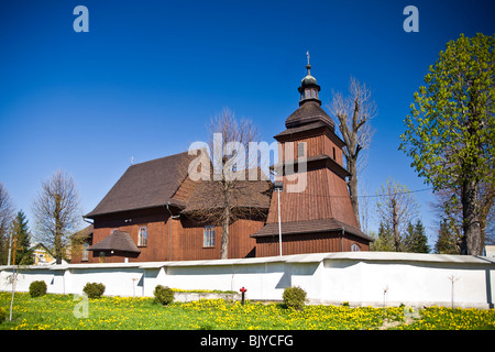 La Chiesa Parrocchiale di Sant'Erasmo in Barwald Dolny Foto Stock