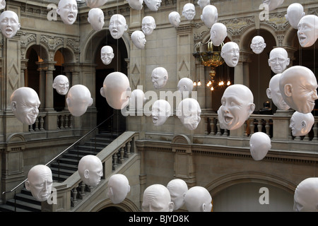 Espressione - Capi da Sophie Grotta, Kelvingrove Art Gallery and Museum di Glasgow, Scozia Foto Stock