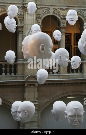 Espressione - Capi da Sophie Grotta, Kelvingrove Art Gallery and Museum di Glasgow, Scozia Foto Stock