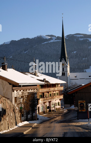 Austria, Scheffau, ski resort Foto Stock