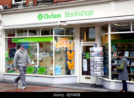 Oxfam bookshop, Taunton, Somerset Foto Stock