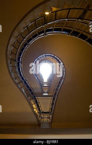 La Scala, Casa della Madonna Nera, Città Vecchia, Praga, Repubblica Ceca Foto Stock