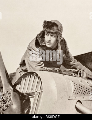 Georges Guynemer 1894 - 1917. Fighter Ace e francese di eroe nazionale durante la guerra mondiale I. Foto Stock