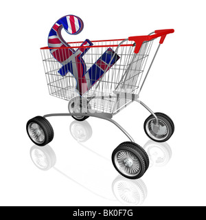 lo shopping Foto Stock