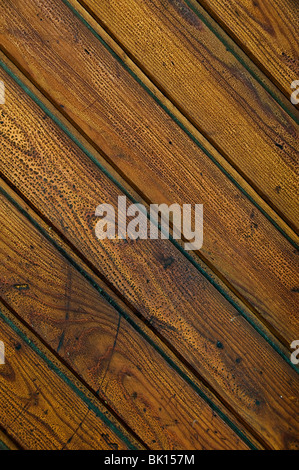 Dettaglio di una porta di legno come sfondo Foto Stock