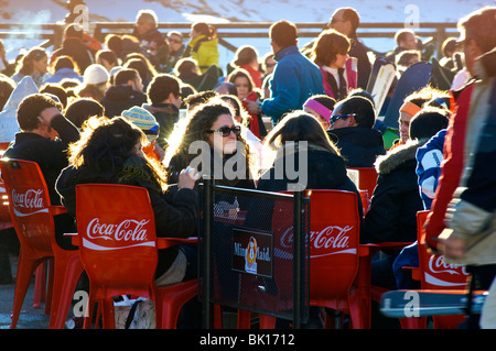 Pradollano ski resort Foto Stock