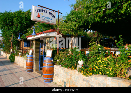 Taverna Lassi, Cefalonia, Grecia Foto Stock