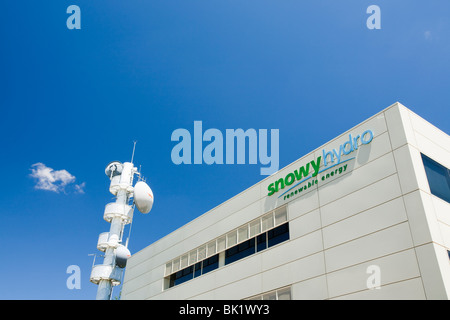 Snowy Hydro edifici di Cooma Aeroporto, Australia. Foto Stock